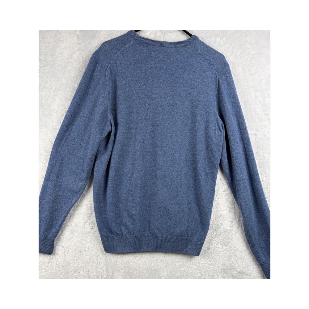 Lacoste Men’s Pure Wool Crewneck Sweater – Blue – Size L - Picture 2 of 6